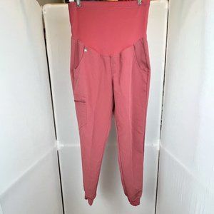 Figs Maternity Jogger Scrub Pants Woman's Sz S Pink